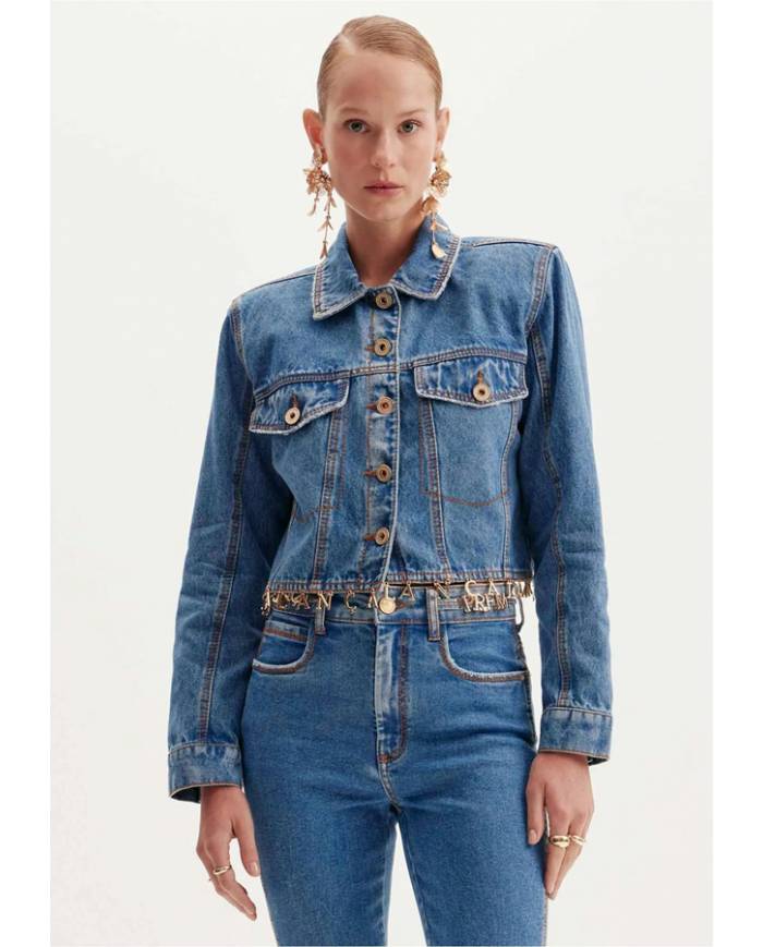 Chaqueta Lanca Perfume Truncker beads