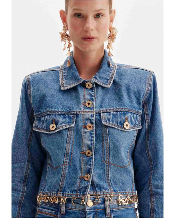 Chaqueta Lanca Perfume Truncker beads