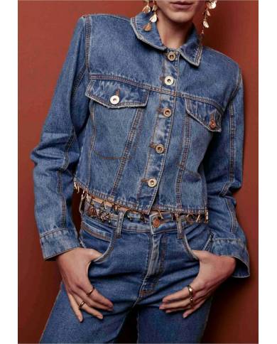 Chaqueta Lanca Perfume Truncker beads