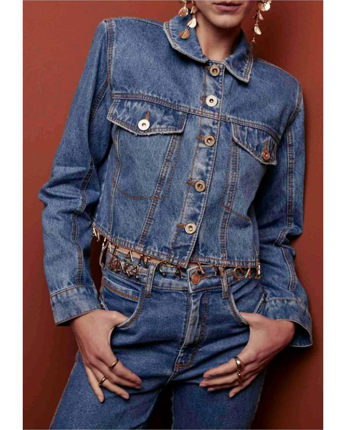 Chaqueta Lanca Perfume Truncker beads