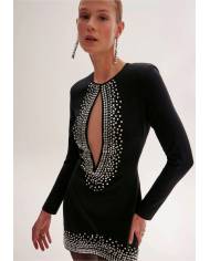 Vestido Lanca Perfume bright long sleeve
