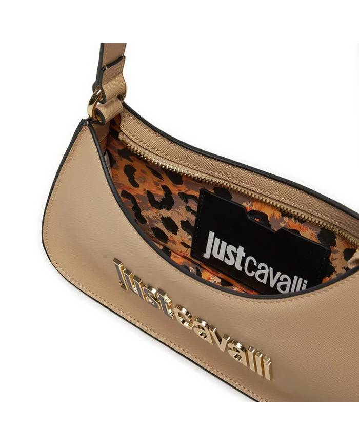 Bolso Just Cavalli metal lettering saffiano