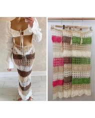 FALDA GLAM CROCHET MULTI