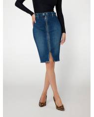 Falda Guess full zip midi