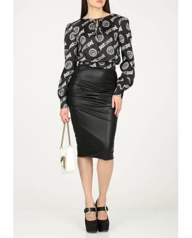 Blusa Just Cavalli print logo tigre