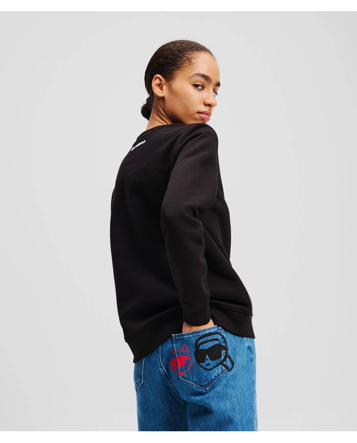 Sudadera Karl Lagerfeld Rhinestones Ikonik