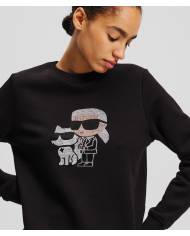 Sudadera Karl Lagerfeld Rhinestones Ikonik