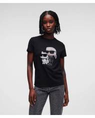 Camiseta Karl Lagerfeld Rhinestones Ikonik