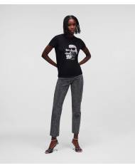Camiseta Karl Lagerfeld Rhinestones Ikonik