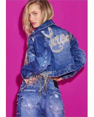 Chaqueta Lanca Perfume Glitter back logo