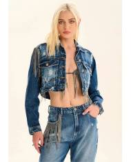 Chaqueta Lanca Perfume Glitter back logo