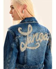 Chaqueta Lanca Perfume Glitter back logo