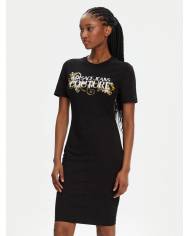 Vestido Versace Couture logo Baroque