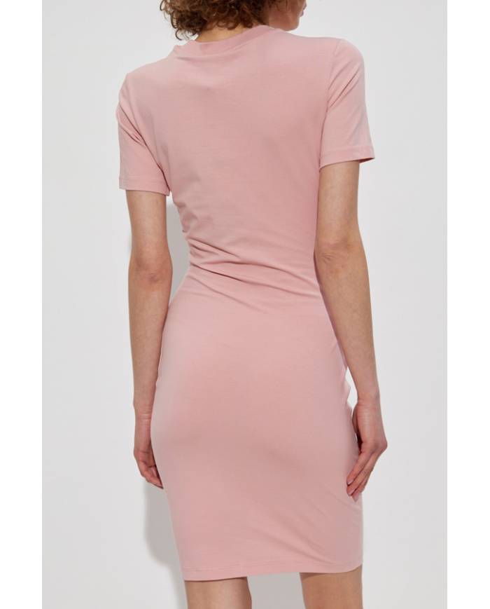 Vestido Versace Couture Instit logo strass
