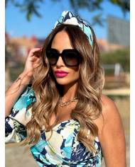 Diadema MB Nudo estampado flores