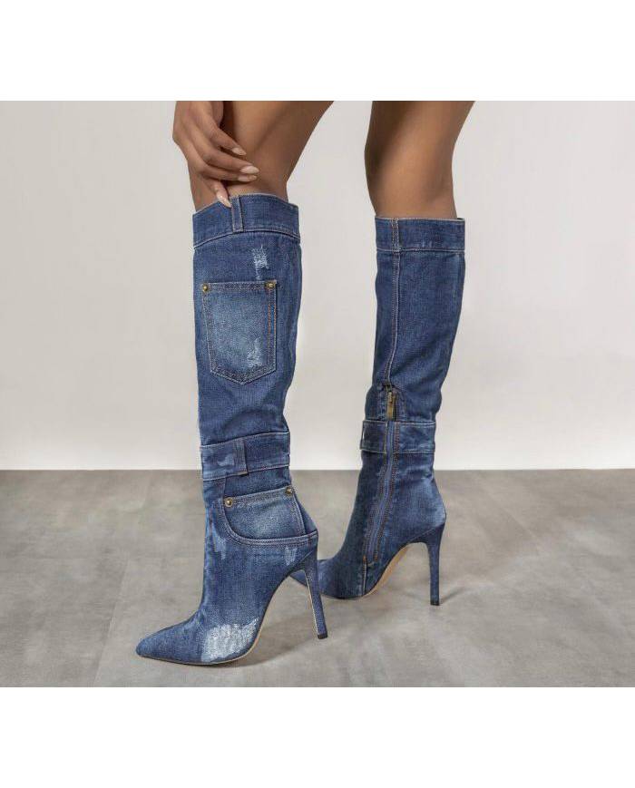 Bota Glam jean pocket