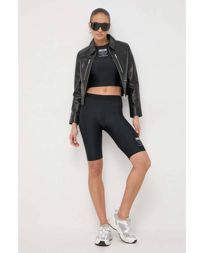 Biker Versace Couture logo text