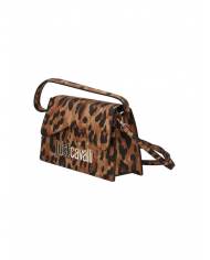 Bandolera Just Cavalli saffiano metal lettering