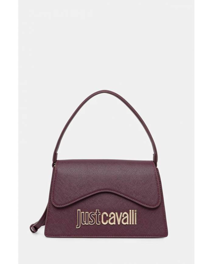 Bandolera Just Cavalli saffiano metal lettering