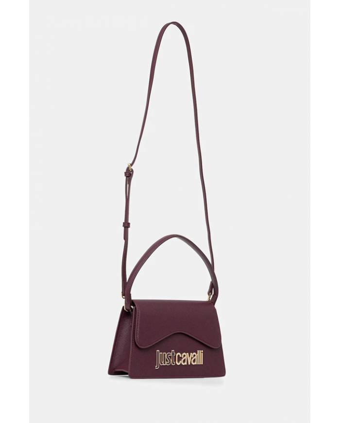 Bandolera Just Cavalli saffiano metal lettering