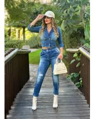 CHAQ+PANT FOGGI CORTSALPIC C.VAQUERO T-.TALLA S