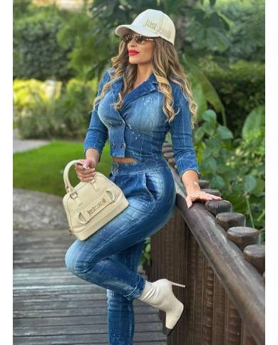 CHAQ+PANT FOGGI CORTSALPIC C.VAQUERO T-.TALLA S