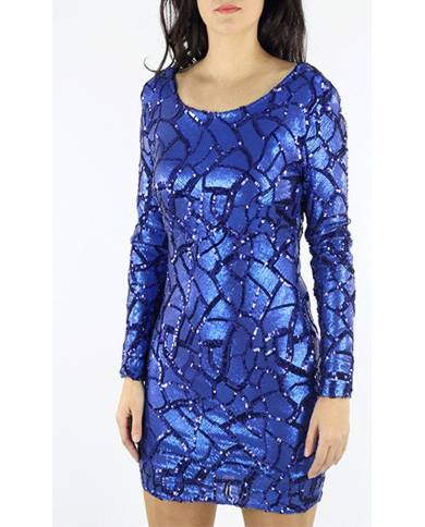 VESTIDO LENTEJUELAS DIBUJO BRI
