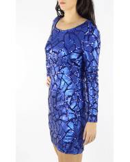 VESTIDO LENTEJUELAS DIBUJO BRI