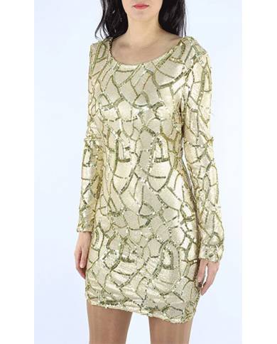 VESTIDO LENTEJUELAS DIBUJO BRI