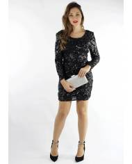 VESTIDO LENTEJUELAS DIBUJO BRI