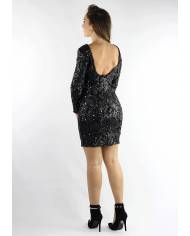 VESTIDO LENTEJUELAS DIBUJO BRI