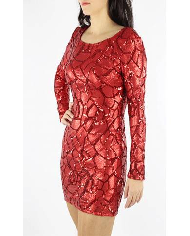 VESTIDO LENTEJUELAS DIBUJO BRI