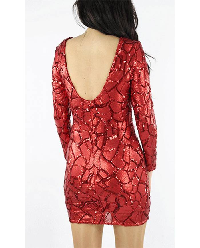 VESTIDO LENTEJUELAS DIBUJO BRI