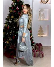 Vestido Lanca Perfume Asymmetric drapped