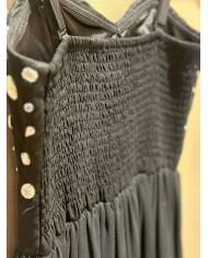 VESTIDO LARGO DIAMANTES PECHO