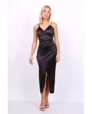 Vestido Glam raso Carlota