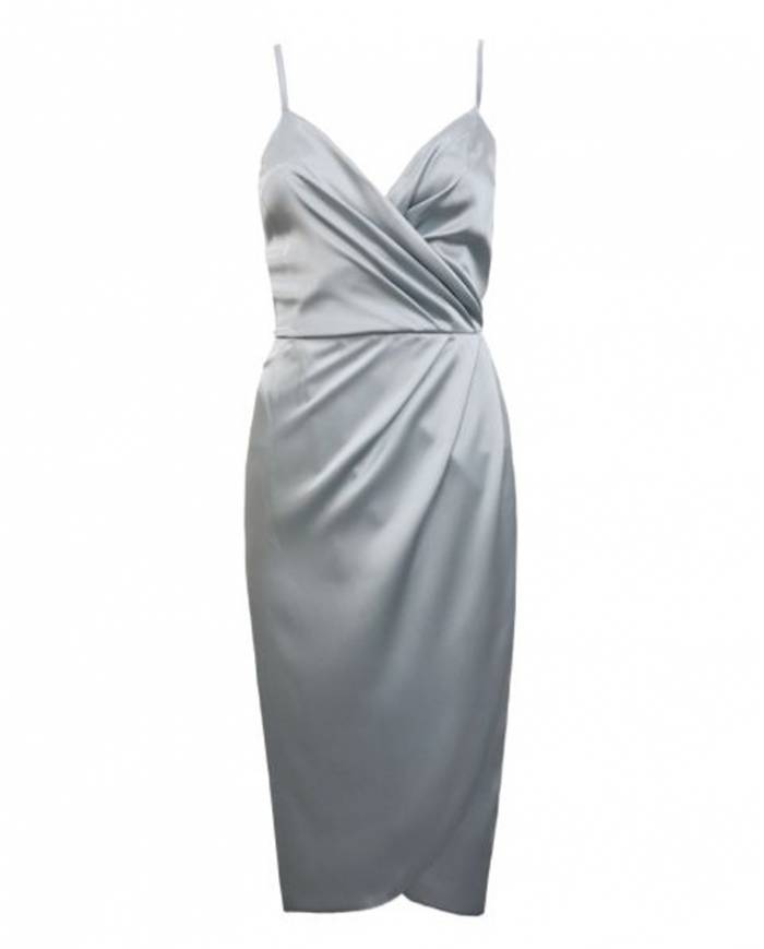 Vestido Glam raso Carlota