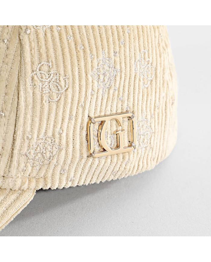 Gorra Guess corduroy logo 4G