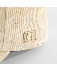 Gorra Guess corduroy logo 4G