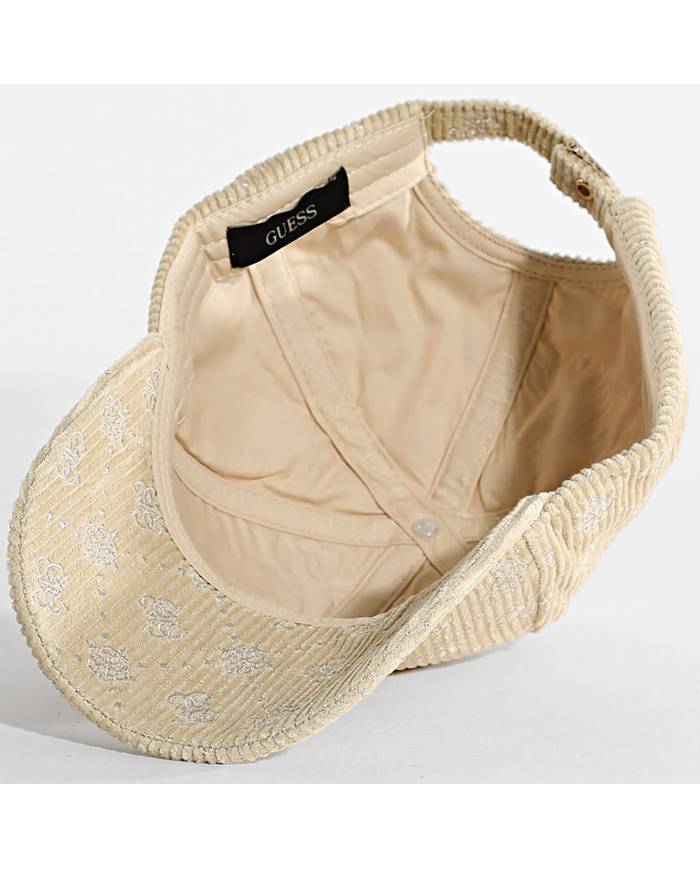 Gorra Guess corduroy logo 4G