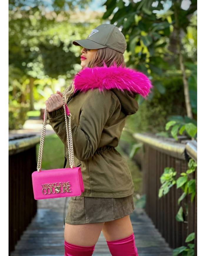 PARKA CAPUCHA PELO LARGA