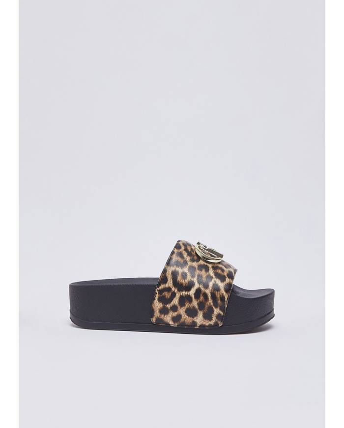 Chancla Liujo Leopard print