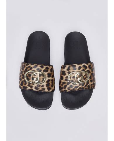 Chancla Liujo Leopard print