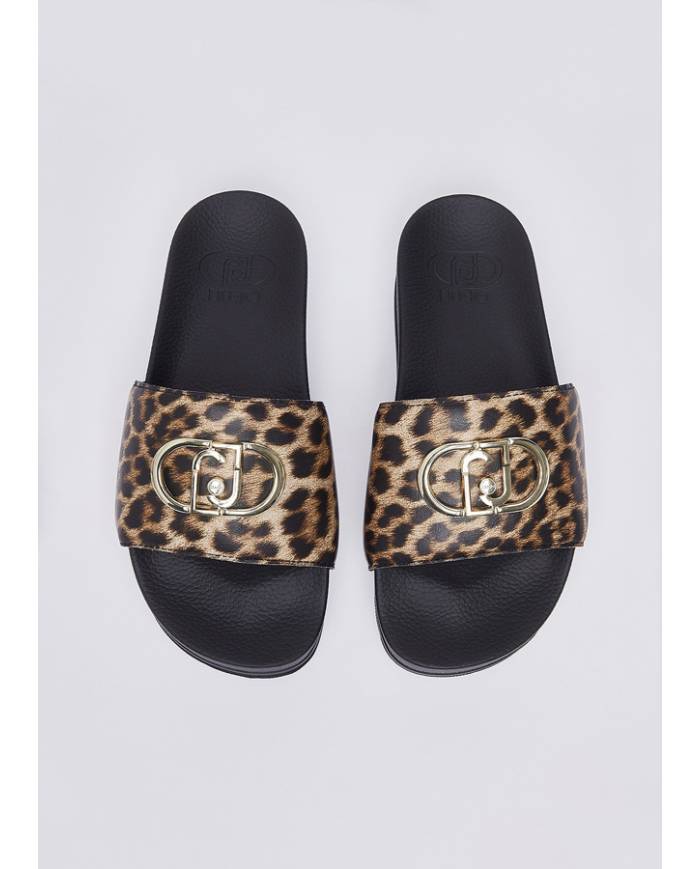 Chancla Liujo Leopard print