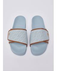 Chancla Liujo Monogram denim
