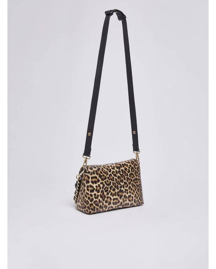Bandolera Liujo Lapuffy leopard