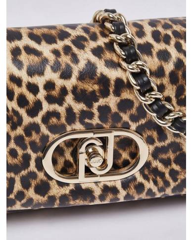 Bandolera Liujo Lapuffy leopard