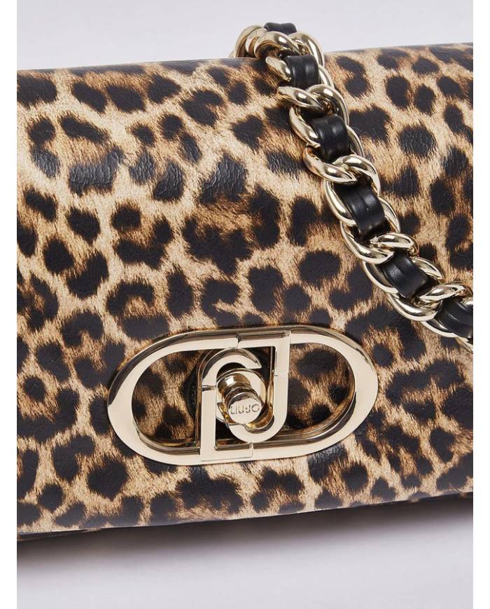 Bandolera Liujo Lapuffy leopard