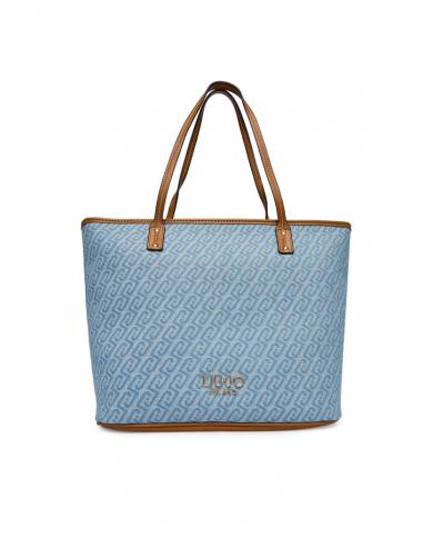 Bolso Liujo Evrim logo denim shopping