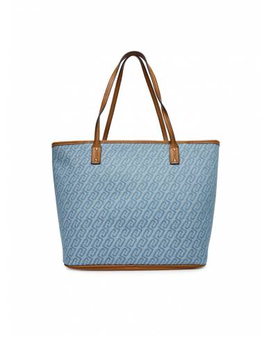 Bolso Liujo Evrim logo denim shopping